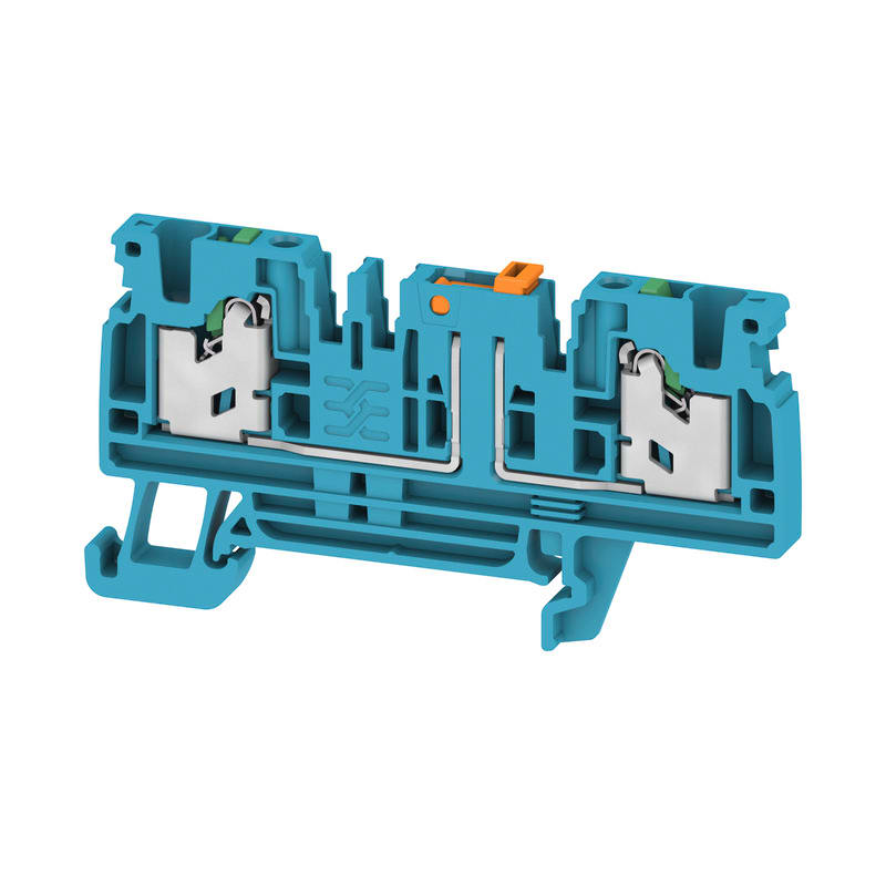 WEIDMULLER - Morsetto sezionatore di prova, SNAP IN, blu, 2.5 mm², 20 A, 500 V, Numero di collegamenti: 2, Numero di piani: 1