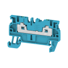 WEIDMULLER - Morsettiera passante, SNAP IN, blu, 1.5 mm², 17.5 A, 500 V, Numero di collegamenti: 2