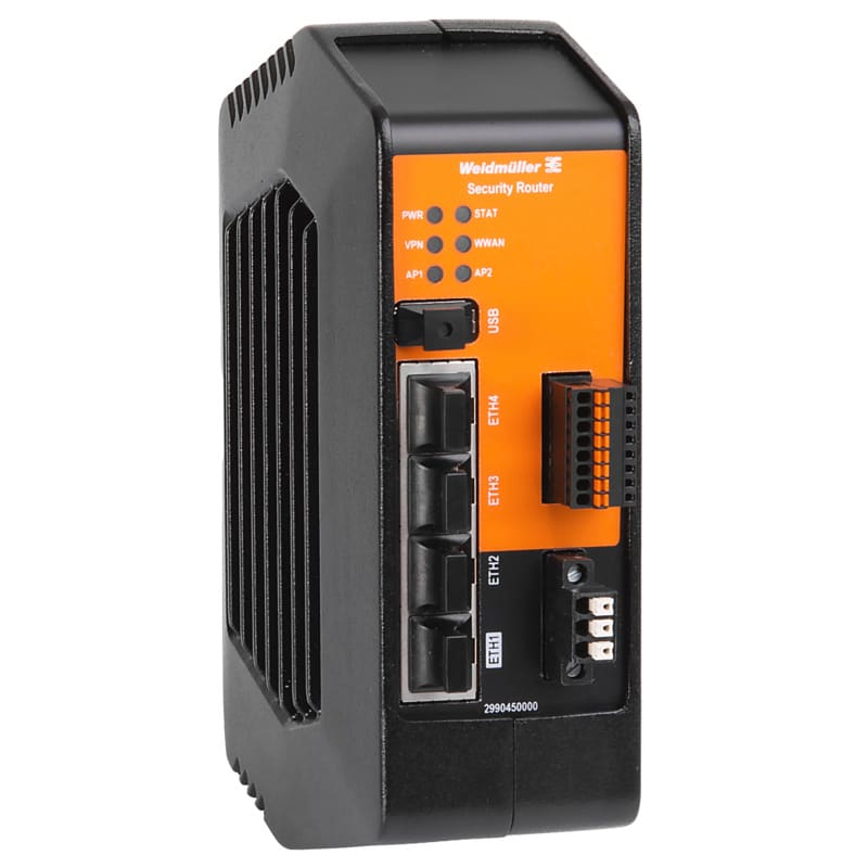 WEIDMULLER - Router, 4x RJ45 10/100/1000BaseT(X), -25 °C...70 °C