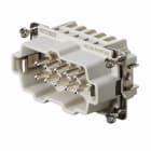 WEIDMULLER - Inserto di contatto (Connettori a innesto industriali), Maschio, 500 V, 5 A, Numero di poli: 10, PUSH IN, Dimensioni di installazione: 4
