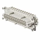 WEIDMULLER - Inserto di contatto (Connettori a innesto industriali), Femmina, 500 V, 5 A, Numero di poli: 24, PUSH IN, Dimensioni di installazione: 8