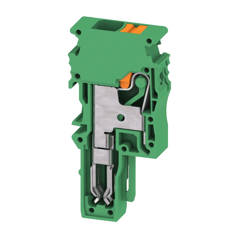 WEIDMULLER - Connettore (Morsetto), PUSH IN, 6 mm², 41 A, 800 V, Numero di collegamenti: 1, Numero di poli: 1, Larghezza: 8.1 mm