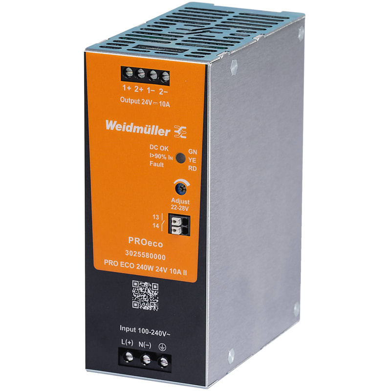 WEIDMULLER - Alimentazione elettrica, Alimentazione di corrente, alimentatore switching, 240 W, 10 A @ 55 °C