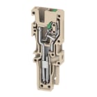 WEIDMULLER - Connettore (Morsetto), SNAP IN, 2.5 mm², 24 A, 800 V, Numero di collegamenti: 1, Numero di poli: 1, Larghezza: 5.1 mm