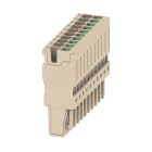 WEIDMULLER - Connettore (Morsetto), SNAP IN, 2.5 mm², 24 A, 800 V, Numero di collegamenti: 10, Numero di poli: 10, Larghezza: 51 mm