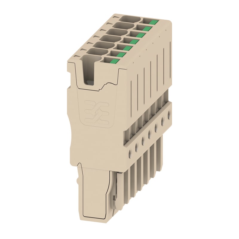 WEIDMULLER - Connettore (Morsetto), SNAP IN, 2.5 mm², 24 A, 800 V, Numero di collegamenti: 7, Numero di poli: 7, Larghezza: 35.7 mm