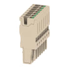 WEIDMULLER - Connettore (Morsetto), SNAP IN, 2.5 mm², 24 A, 800 V, Numero di collegamenti: 7, Numero di poli: 7, Larghezza: 35.7 mm