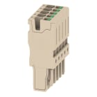 WEIDMULLER - Connettore (Morsetto), SNAP IN, 2.5 mm², 24 A, 800 V, Numero di collegamenti: 5, Numero di poli: 5, Larghezza: 25.5 mm