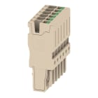 WEIDMULLER - Connettore (Morsetto), SNAP IN, 2.5 mm², 24 A, 800 V, Numero di collegamenti: 6, Numero di poli: 6, Larghezza: 30.6 mm