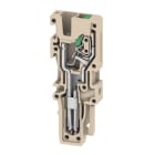 WEIDMULLER - Connettore (Morsetto), SNAP IN, 2.5 mm², 24 A, 800 V, Numero di collegamenti: 1, Numero di poli: 1, Larghezza: 5.1 mm