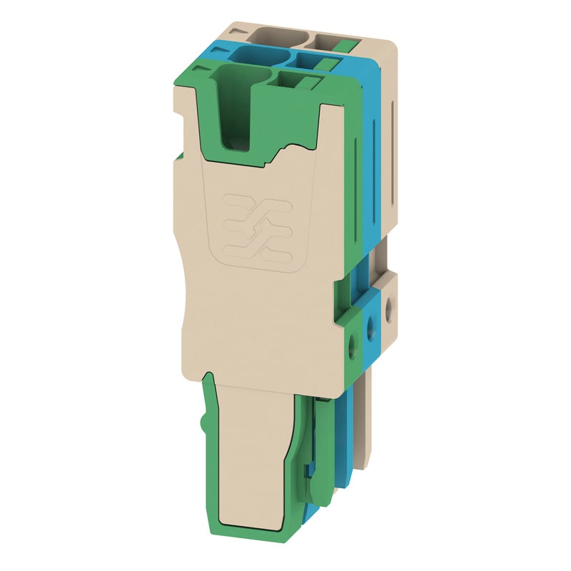 WEIDMULLER - Connettore (Morsetto), SNAP IN, 2.5 mm², 24 A, 800 V, Numero di collegamenti: 3, Numero di poli: 3, Larghezza: 15.3 mm