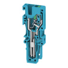 WEIDMULLER - Connettore (Morsetto), SNAP IN, 2.5 mm², 24 A, 800 V, Numero di collegamenti: 1, Numero di poli: 1, Larghezza: 5.1 mm