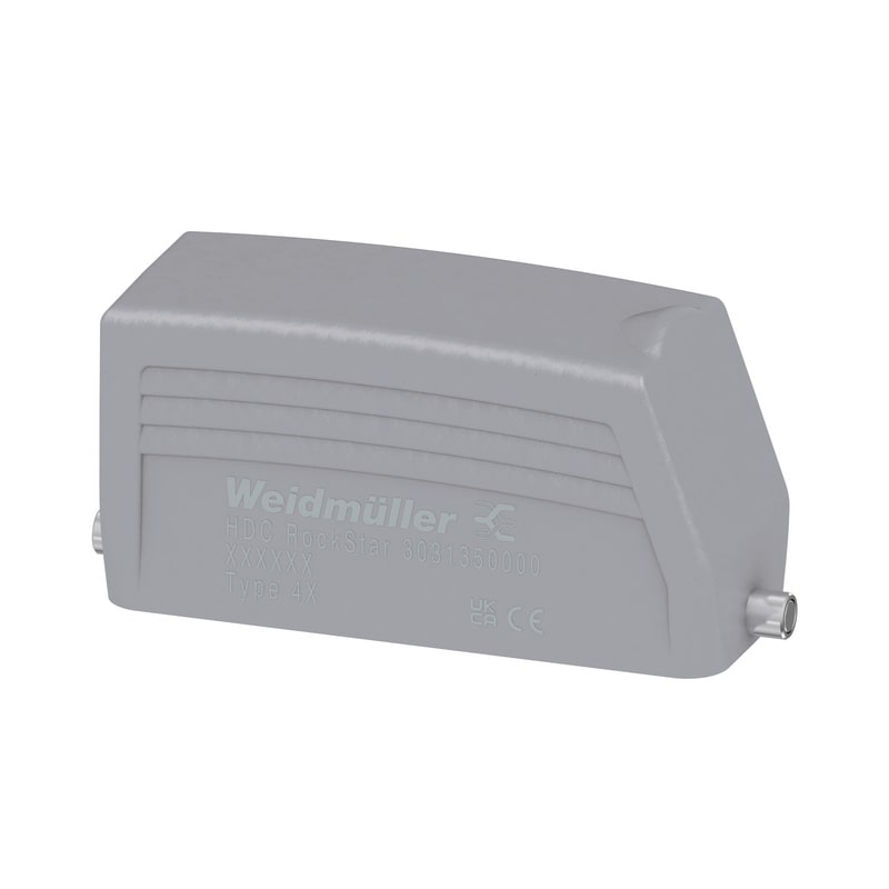 WEIDMULLER - Custodia connettori industriali, Custodia connettore, Gancio longitudinale in basso, Dimensioni di installazione: 8, IP65, in stato collegato