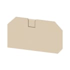 WEIDMULLER - Piastra terminale per morsetti, Beige scuro, Posizione verticale: 62.8 mm, Larghezza: 2.2 mm, V-0, Wemid, bloccabile: Sì