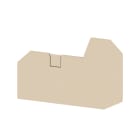 WEIDMULLER - Piastra terminale per morsetti, Beige scuro, Posizione verticale: 76.7 mm, Larghezza: 2.2 mm, V-0, Wemid, bloccabile: Sì