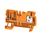 WEIDMULLER - Morsetto innestabile, SNAP IN, arancione, 2.5 mm², 24 A, Numero di collegamenti: 2, Numero di piani: 1, TS 35
