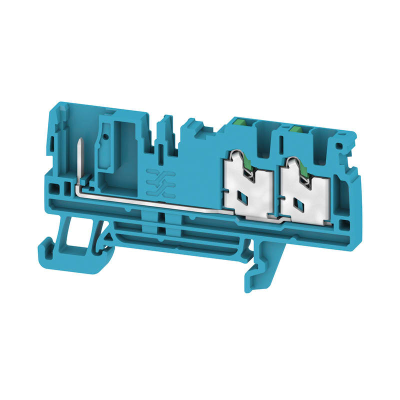 WEIDMULLER - Morsetto innestabile, SNAP IN, blu, 2.5 mm², 24 A, Numero di collegamenti: 3, Numero di piani: 1, TS 35