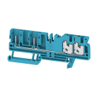 WEIDMULLER - Morsetto innestabile, SNAP IN, blu, 2.5 mm², 24 A, Numero di collegamenti: 4, Numero di piani: 1, TS 35