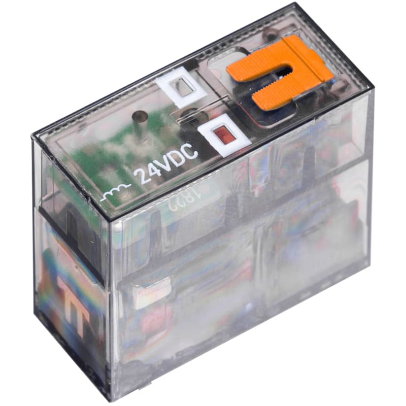 WEIDMULLER - Minirelè industriale, 230 V AC, No, 2 Contatto di scambio (AgNi) , 250 V AC, 8 A, Tasto di prova disponibile: Sì