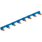WEIDMULLER - Collegamento trasversale (Relè), blu, 10 A, può essere tagliato a misura, Numero di poli: 8