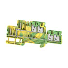 WEIDMULLER - Morsetto innestabile, SNAP IN, Verde/giallo, 2.5 mm², 800 V, Numero di collegamenti: 6, Numero di piani: 2, TS 35