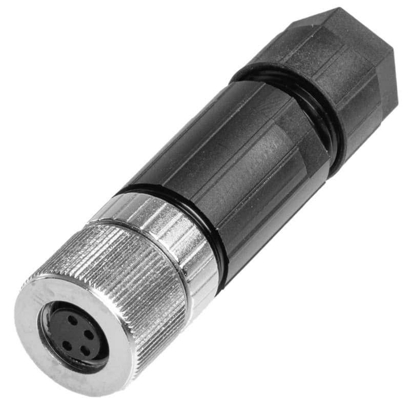 WEIDMULLER - Connettore circolare (personalizzabile sul campo), M8, A, PUSH IN, Numero di poli: 4, IP67, Collegamento schermato: Nessuno