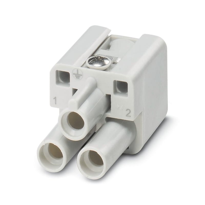 WEIDMULLER - Inserto di contatto (Connettori a innesto industriali), Femmina, 400 V, 40 A, Numero di poli: 2, Contatto a crimpare, Dimensioni di installazione: 1
