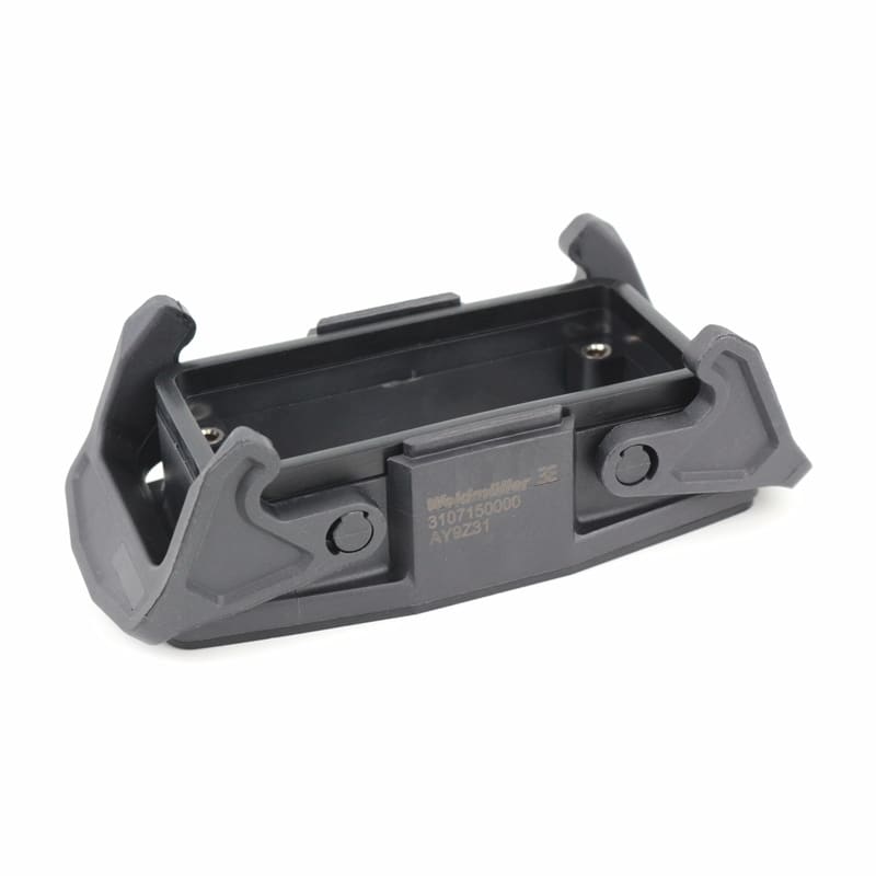 WEIDMULLER - Custodia connettori industriali, Base passante, Gancio trasversale in basso, Dimensioni di installazione: 6, IP65, in stato collegato
