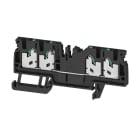 WEIDMULLER - Morsettiera passante, SNAP IN, nero, 2.5 mm², 24 A, 800 V, Numero di collegamenti: 4