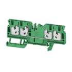 WEIDMULLER - Morsettiera passante, SNAP IN, verde, 2.5 mm², 24 A, 800 V, Numero di collegamenti: 4
