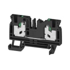 WEIDMULLER - Morsettiera passante, SNAP IN, nero, 4 mm², 32 A, 1000 V, Numero di collegamenti: 2