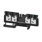 WEIDMULLER - Morsettiera passante, SNAP IN, nero, 4 mm², 32 A, 1000 V, Numero di collegamenti: 4