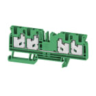 WEIDMULLER - Morsettiera passante, SNAP IN, verde, 4 mm², 32 A, 1000 V, Numero di collegamenti: 4
