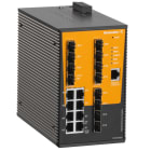 WEIDMULLER - Switch rete, managed, Gigabit Ethernet, 8x RJ45 10/100/1000BaseT(X), 12x 100/1000BaseSFP Slot, -40 °C...75 °C, IP30