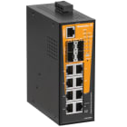 WEIDMULLER - Switch rete, managed PoE, Gigabit Ethernet, 8x RJ45 10/100/1000 BaseT(X) PoE+, 4x 100/1000BaseSFP Slot, -40 °C...75 °C, IP30