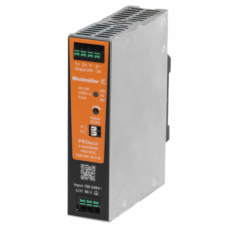 WEIDMULLER - Alimentazione elettrica, Alimentazione di corrente, alimentatore switching, 72 W, 3 A a 55 °C