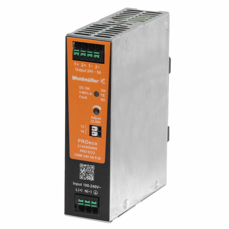 WEIDMULLER - Alimentazione elettrica, Alimentazione di corrente, alimentatore switching, 120 W, 5 A @ 55 °C