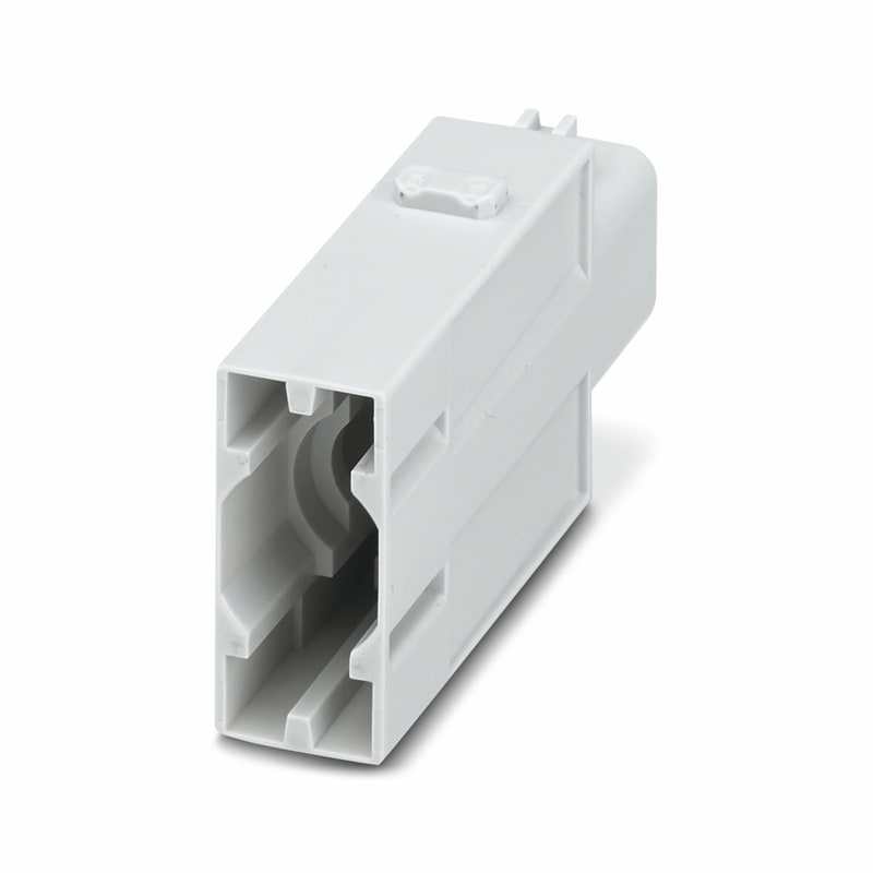 WEIDMULLER - Inserto modulo per connettori industriali (potenza/segnale), 1000 V, 100 A, Numero di poli: 2, Collegamento a crimpare, Maschio, Slot a innesto necess