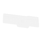 WEIDMULLER - Piastra terminale per morsetti, bianco, Posizione verticale: 82.1 mm, Larghezza: 2.1 mm, V-0, Wemid, bloccabile: Sì