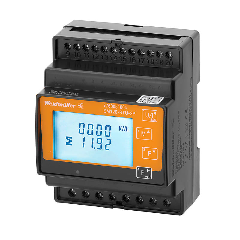 WEIDMULLER - Dispositivo di misurazione quantità elettrica, 240…480 V, Modbus RTU