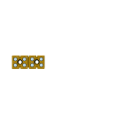 WEIDMULLER - Morsettiera unipolare e multipolare, Collegamento a vite, Giallo medio, 2.5 mm², 24 A, 400 V, Numero di collegamenti: 8, Numero di piani: 1