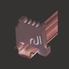 WEIDMULLER - Terminale di fissaggio, beige, TS 15, V-2, Plastica, Larghezza: 5 mm, 120 °C