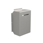 WEIDMULLER - Calotta antipioggia (Custodia), Copertura solare, 241 x 324.5 x 136.5 mm, Acciaio inox, spazzolato, grigio argento