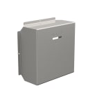 WEIDMULLER - Calotta antipioggia (Custodia), Copertura solare, 341 x 324.5 x 136.5 mm, Acciaio inox, spazzolato, grigio argento