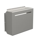 WEIDMULLER - Calotta antipioggia (Custodia), Copertura solare, 441 x 324.5 x 136.5 mm, Acciaio inox, spazzolato, grigio argento