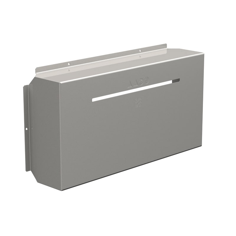 WEIDMULLER - Calotta antipioggia (Custodia), Copertura solare, 641 x 324.5 x 136.3 mm, Acciaio inox, non trattato, spazzolato, grigio argento