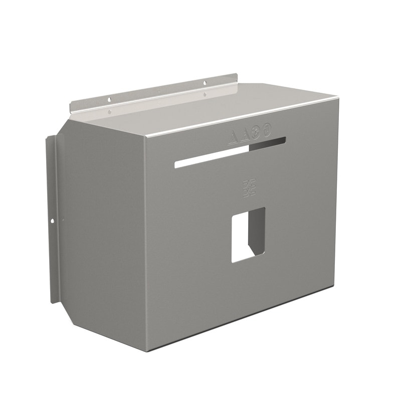 WEIDMULLER - Calotta antipioggia (Custodia), Copertura solare, Interruttore sezionatore, 441 x 324.5 x 191.5 mm, Acciaio inox, spazzolato, grigio argento