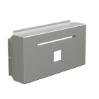 WEIDMULLER - Calotta antipioggia (Custodia), Copertura solare, Interruttore sezionatore, 641 x 324.5 x 136.3 mm, Acciaio inox, non trattato, spazzolato, grigio arg