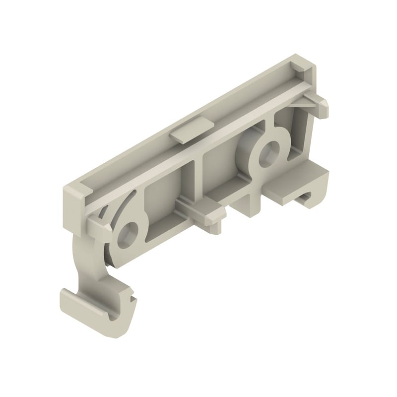 WEIDMULLER - Piastra terminale (custodia sagomata), Larghezza: 8 , IP00, PA 66, grigio sasso