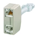 WEIDMULLER - Connettore a innesto passante (Industrial Ethernet), IP20, Collegamento 1: RJ45, Collegamento 2: RJ45, Schermatura: Sì
